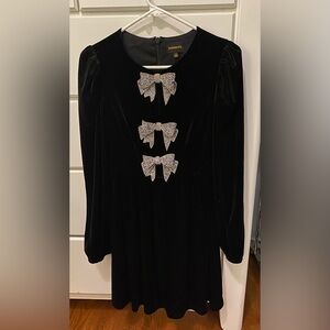 Sugarlips Velvet Bow Dress